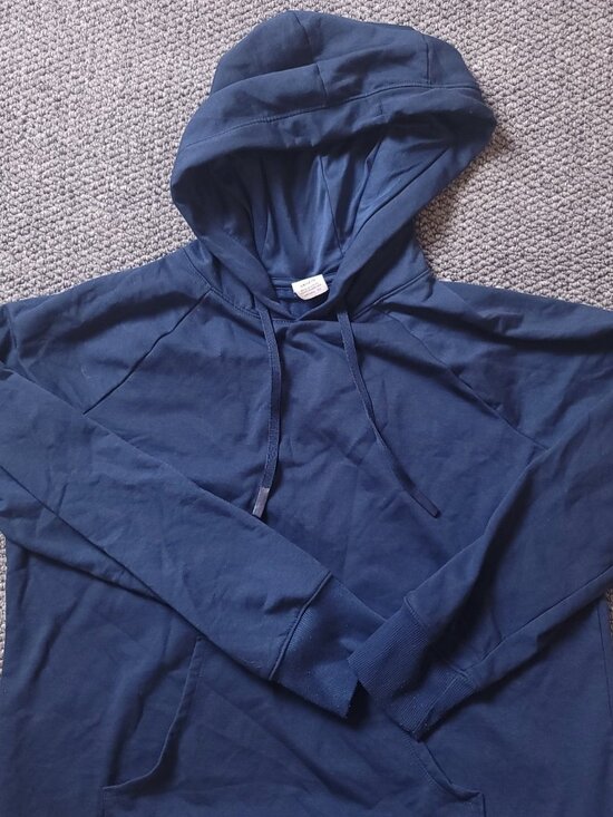 Athletic Works Sweater Womens L Large  Hoodie Blue Sweatshirt Pullover - Picture 4 of 8